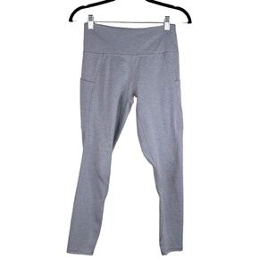 Marika Blue Gray Space Dye Athletic Active High Waist Leggings Size Small